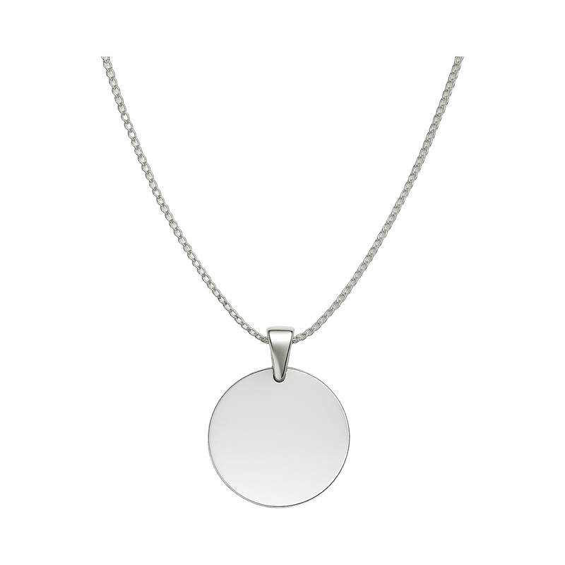 CHARM CIRCULO PLATEADO